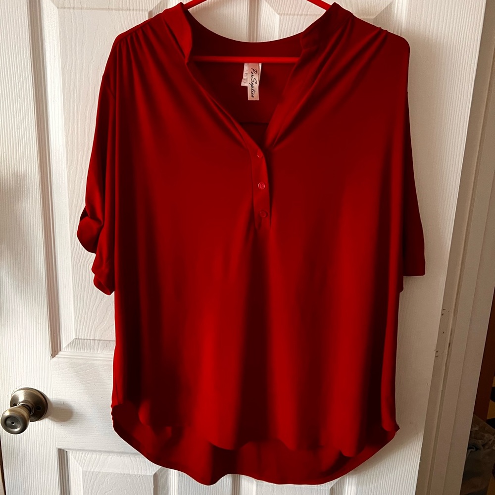 Beautiful red blouse